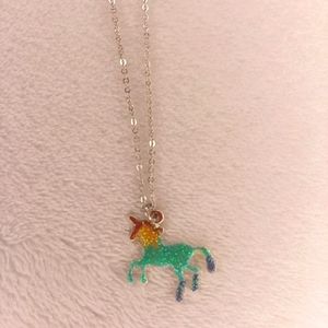 Claire's unicorn necklace